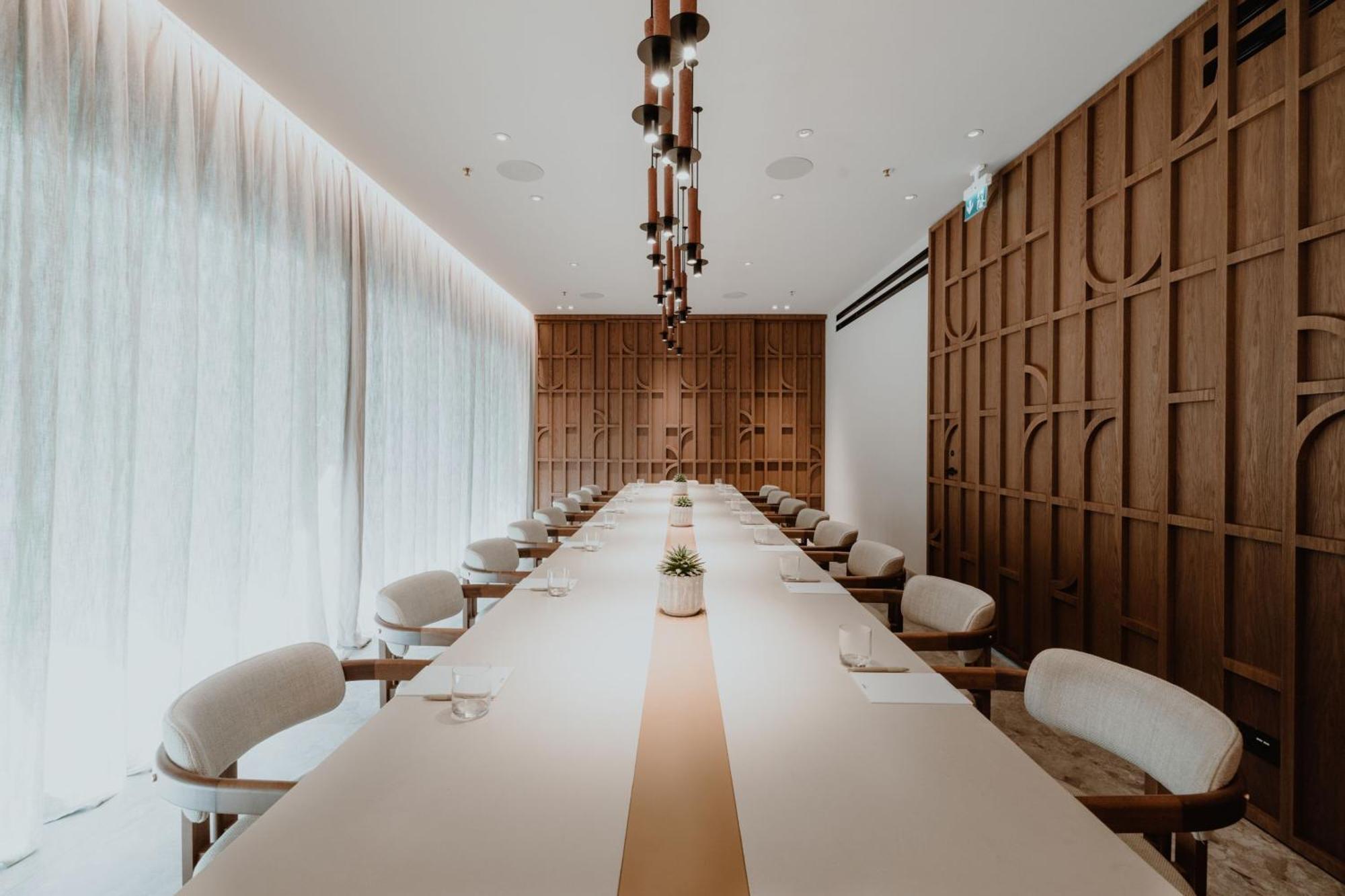 Hotel Monasty, Thessaloniki, Autograph Collection Exteriér fotografie The dining room at the restaurant