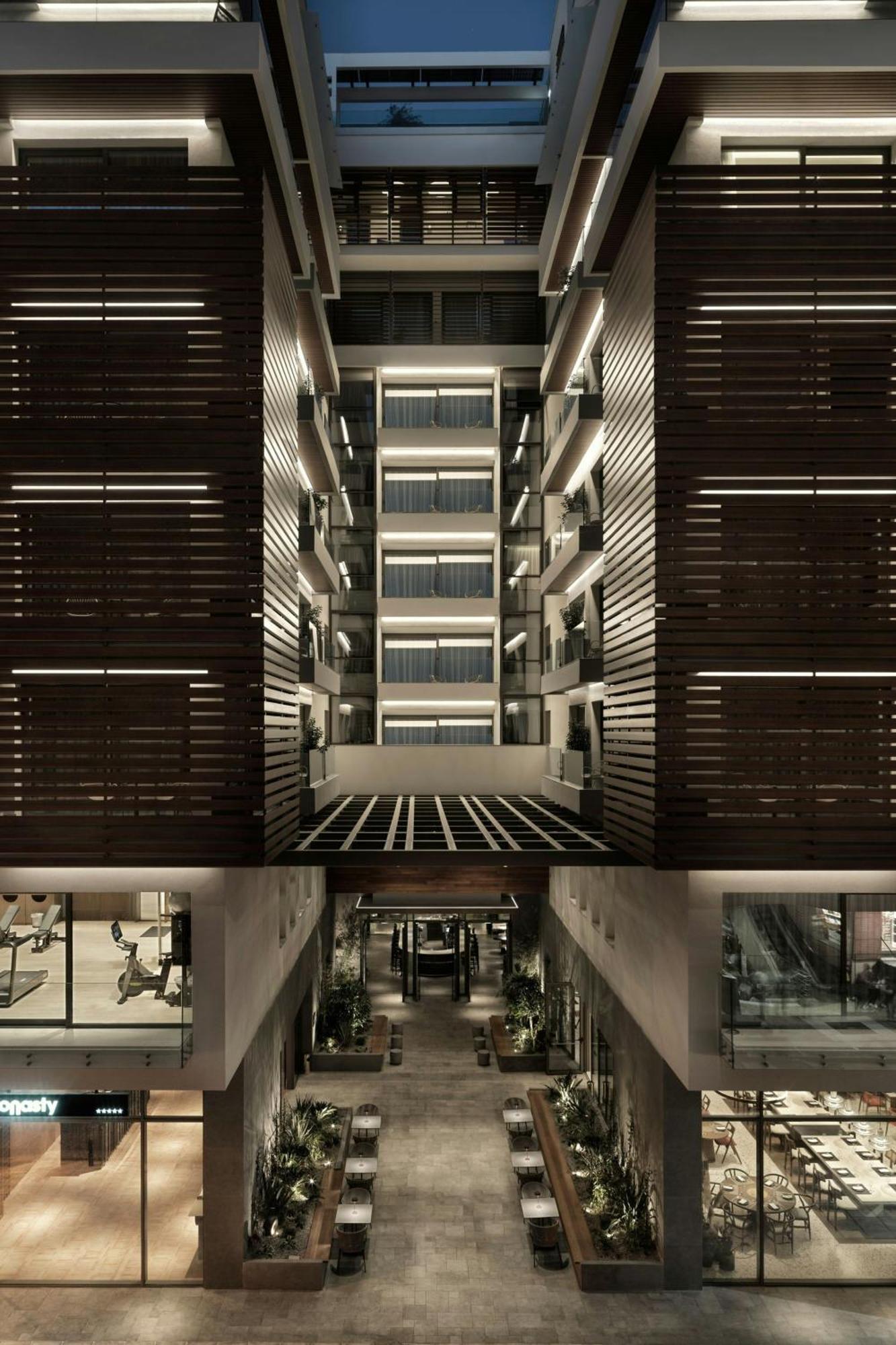 Hotel Monasty, Thessaloniki, Autograph Collection Exteriér fotografie The interior of the hotel