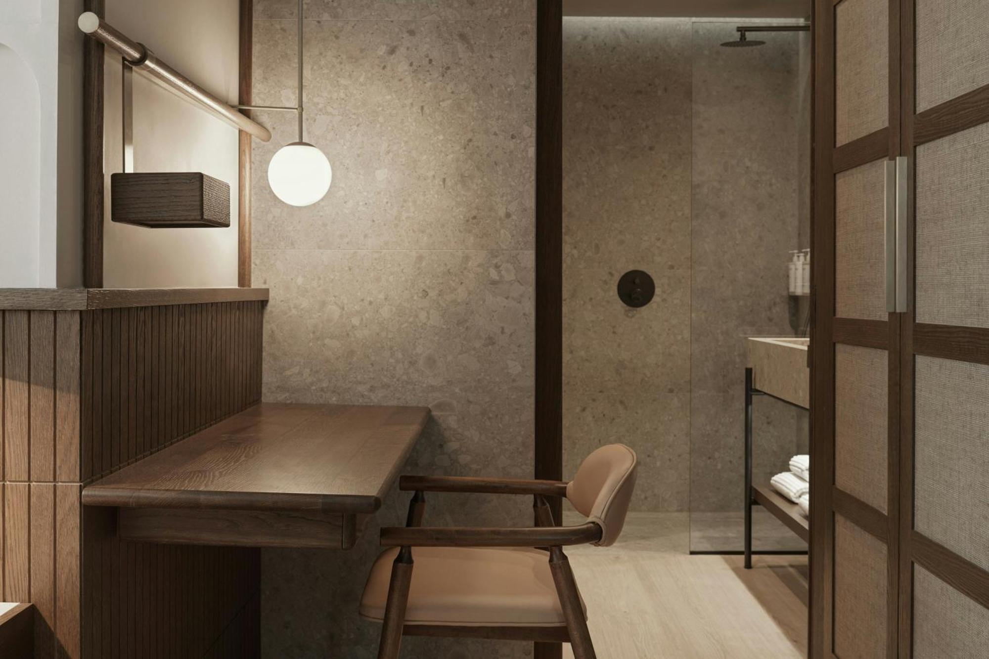 Hotel Monasty, Thessaloniki, Autograph Collection Exteriér fotografie A bathroom at the hotel